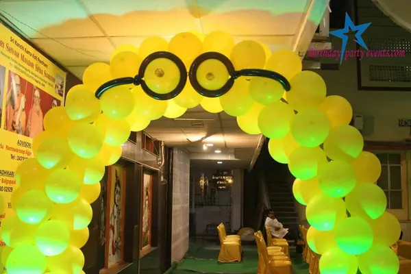 FB IMG 1543240345721 — Balloon Entrance For Birthdays event in Hyderabad by Events by AJ