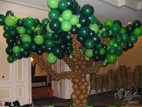 enchanted garden balloon tree — Balloon Entrance For Birthdays event in Hyderabad by Events by AJ