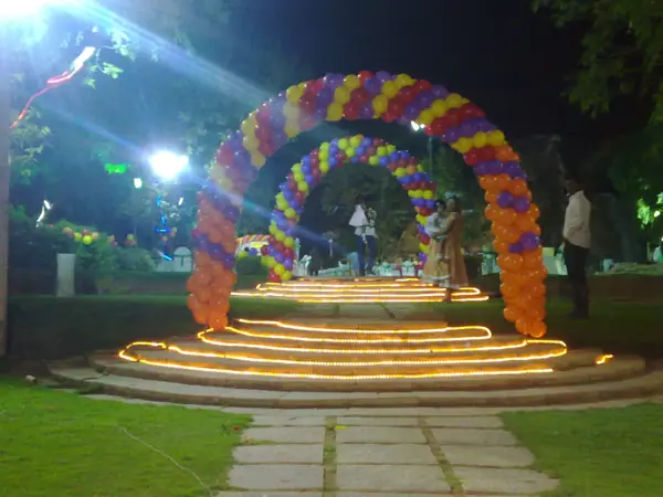 04072012082 — Balloon Entrance For Birthdays event in Hyderabad by Events by AJ
