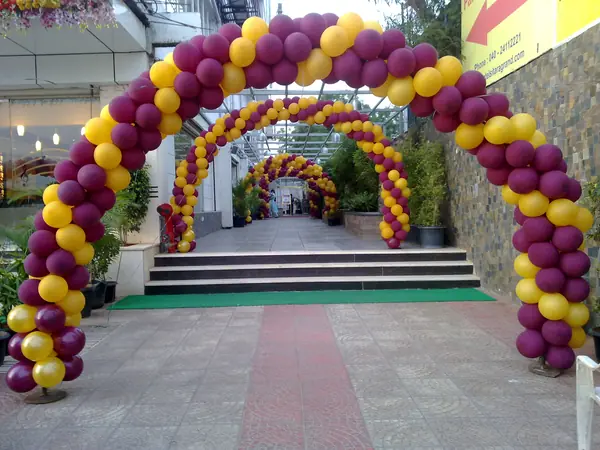 24062012055 — Balloon Entrance For Birthdays event in Hyderabad by Events by AJ
