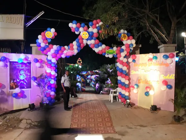 20131110 184734 — Balloon Entrance For Birthdays event in Hyderabad by Events by AJ
