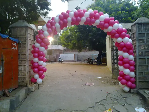10062012008 — Balloon Entrance For Birthdays event in Hyderabad by Events by AJ