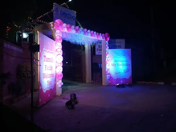 20181023 194239 — Balloon Entrance For Birthdays event in Hyderabad by Events by AJ