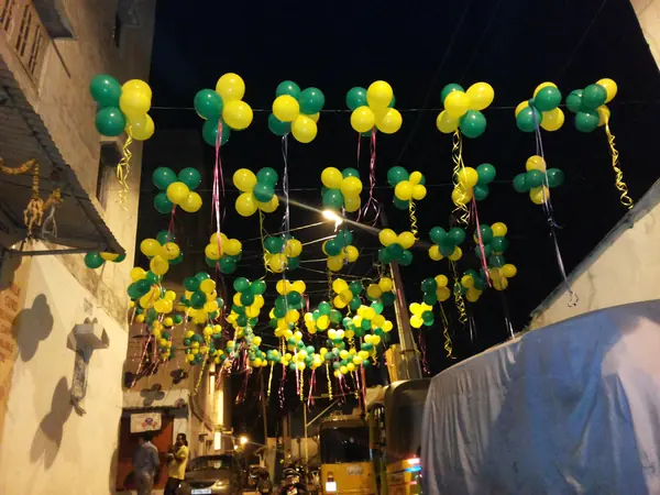 20140114 011646 — Balloon Entrance For Birthdays event in Hyderabad by Events by AJ